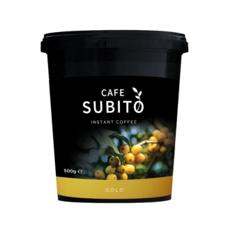 Tin of Cafe Subito Gold Instant coffee