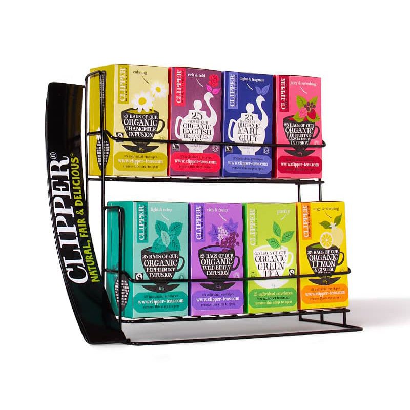 Clipper 8 Pack Tea Stand Hub Coffee