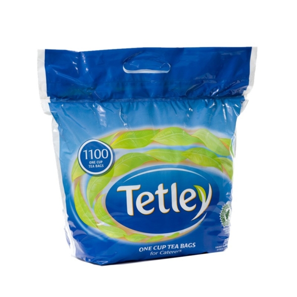 Bag of Tetley tea one cup bags