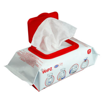 Packet of cafe wipz coffee machine cleaning wipes