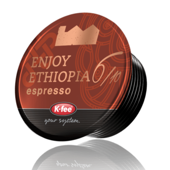Kfee Mr and Mrs Mills enjoy Ethiopia espresso coffee pod