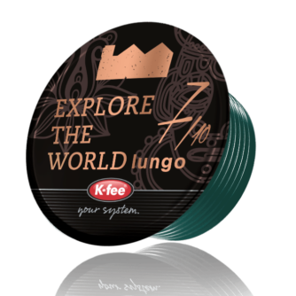 Kfee Mr and Mrs Mills explore the world lungo coffee pod