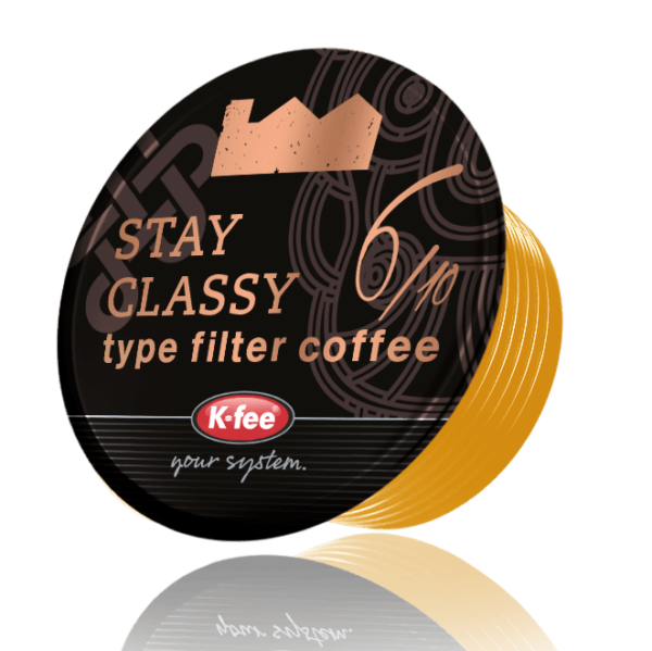 Kfee Mr and Mrs Mills stay classy filer coffee pod