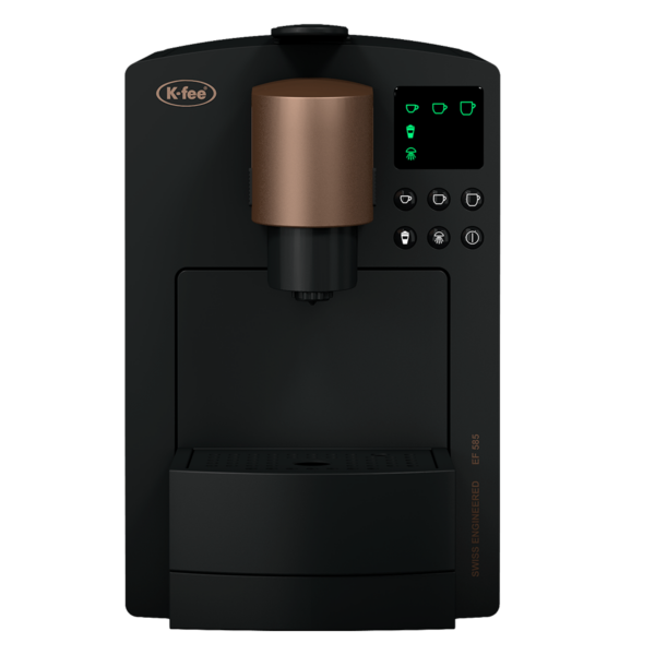 KFee Grande pod coffee machine front view