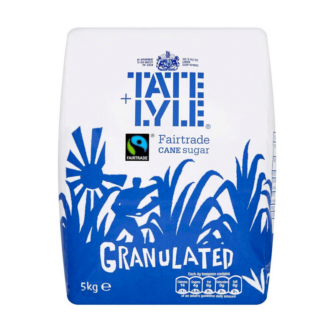 Tate and Lyle granulated sugar 5kg bag