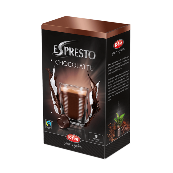 Espresso chocolate pods