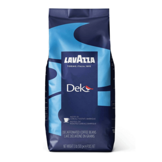 Bag of lavazza decaf coffee beans
