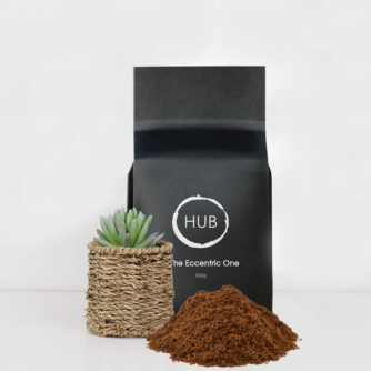 A 500g bag of Hub The Eccentric One Filter Coffee